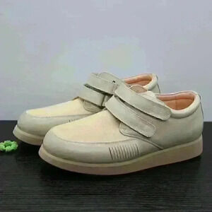 Mt Emey Women's Beige Leather Comfort Shoes Size 7